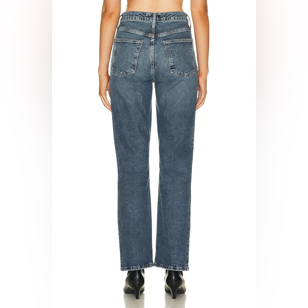 AGOLDE VINTAGE HIGH RISE BOOTCUT ORGANIC COTTON JEANS IN ‘PROPHECY’ - Picture 3 of 16